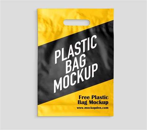 Download Plastic Shopping Bag PSD Mockup - Half Side View